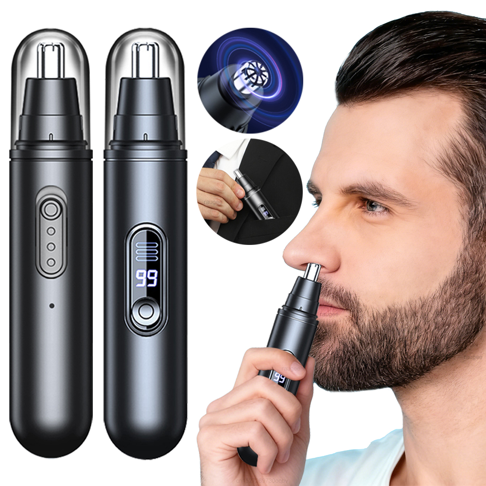 Men'S Grooming Clippers - Electric Nose Hair Trimmer for Men