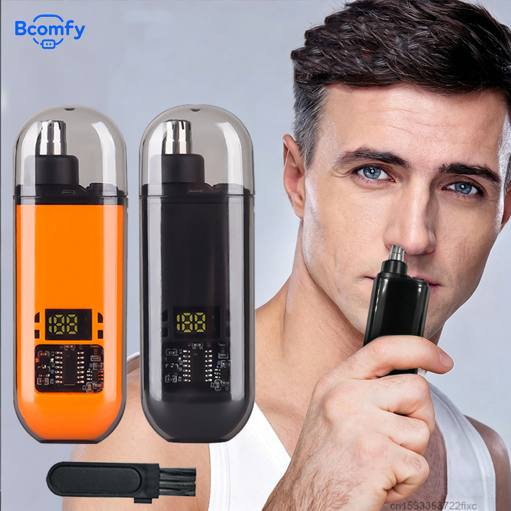 Men'S Grooming Tape - Nose Hair Trimmer USB Rechargeable Nose