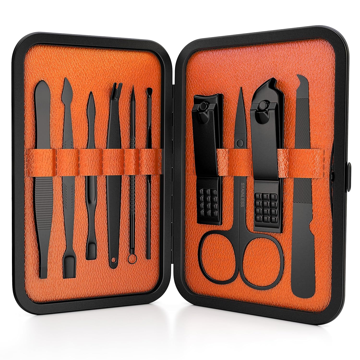 Men'S Grooming Images - 10-Piece Manicure & Pedicure Kit with