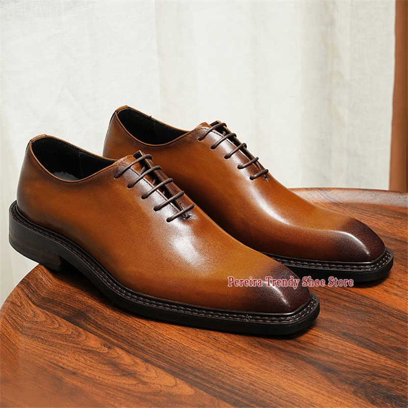 Men's Business Dress Shoes Squ – Men'S Grooming Oxford Bewertung und Preis