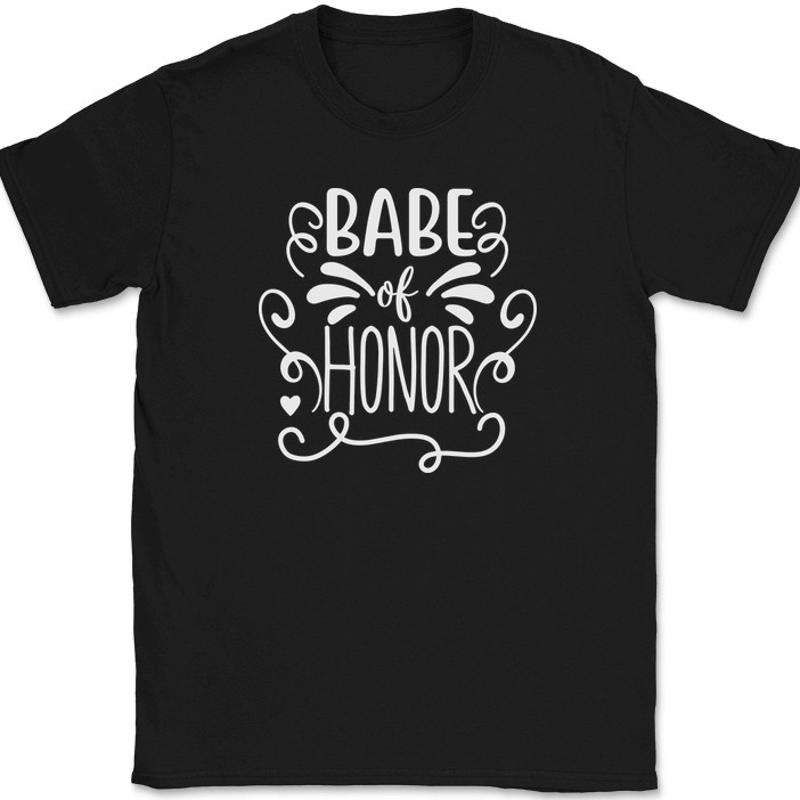 Babe of Honor T-Shirt Wedding  – Men'S Groom Bewertung und Preis