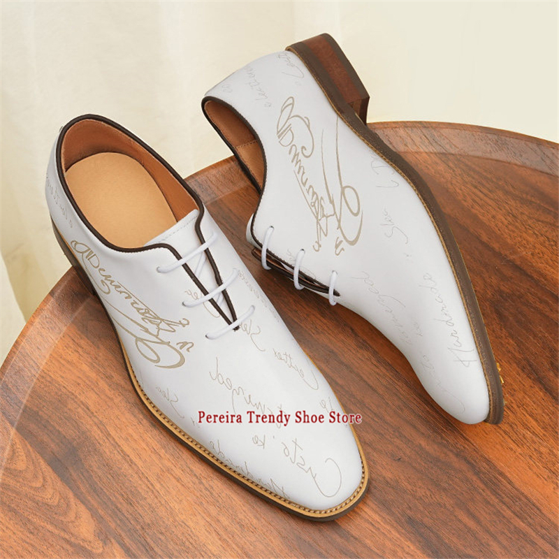 White Genuine Leather Wedding  – Men'S Grooming Oxford Bewertung und Preis