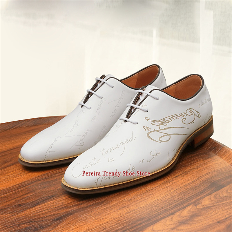 White Genuine Leather Wedding  – Men'S Grooming Oxford Bewertung und Preis