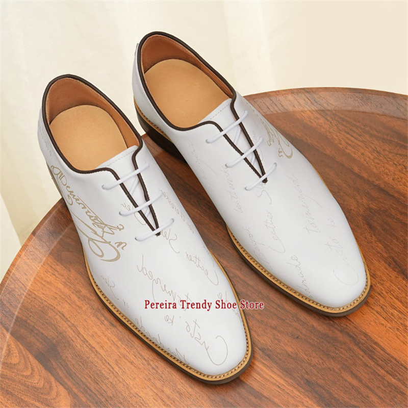 White Genuine Leather Wedding  – Men'S Grooming Oxford Bewertung und Preis