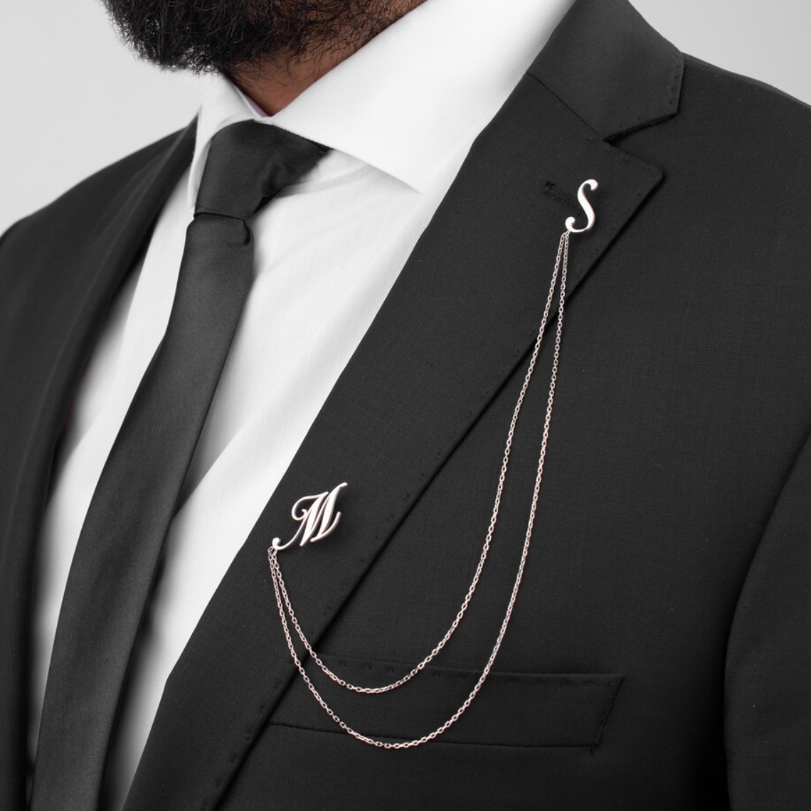 Custom Double Name Brooch Men  – Men'S Groom Bewertung und Preis