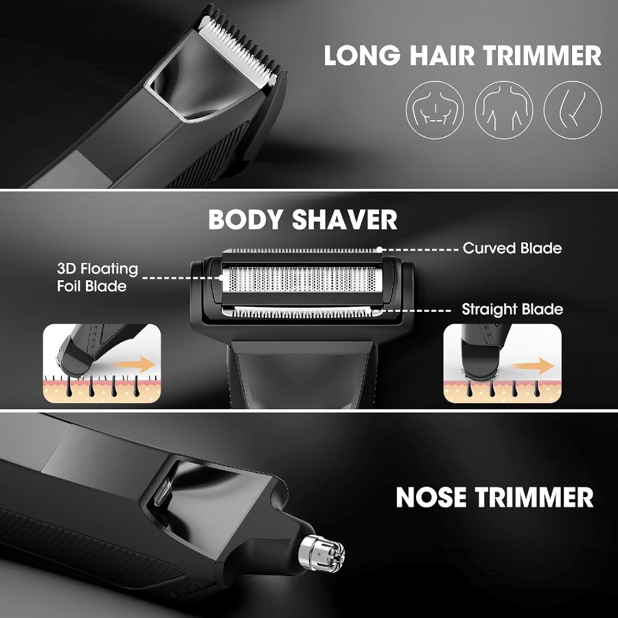Manscape 3-in-1 Electric Body  – Nose Hair Trimmer Bewertung und Preis