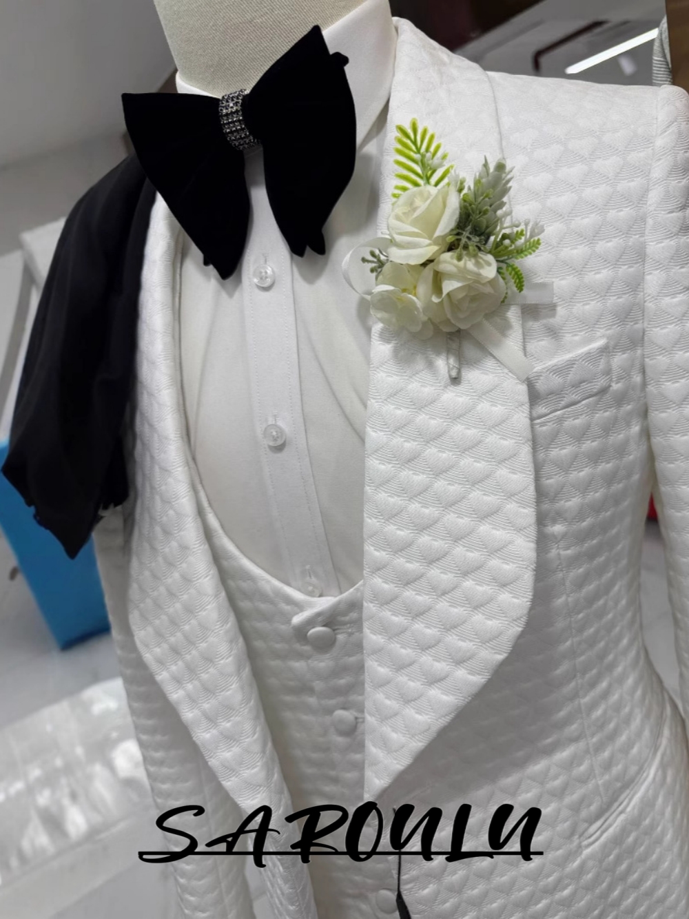 Mens Three Piece Jacquard Suit – Men'S Grooming Images Bewertung und Preis