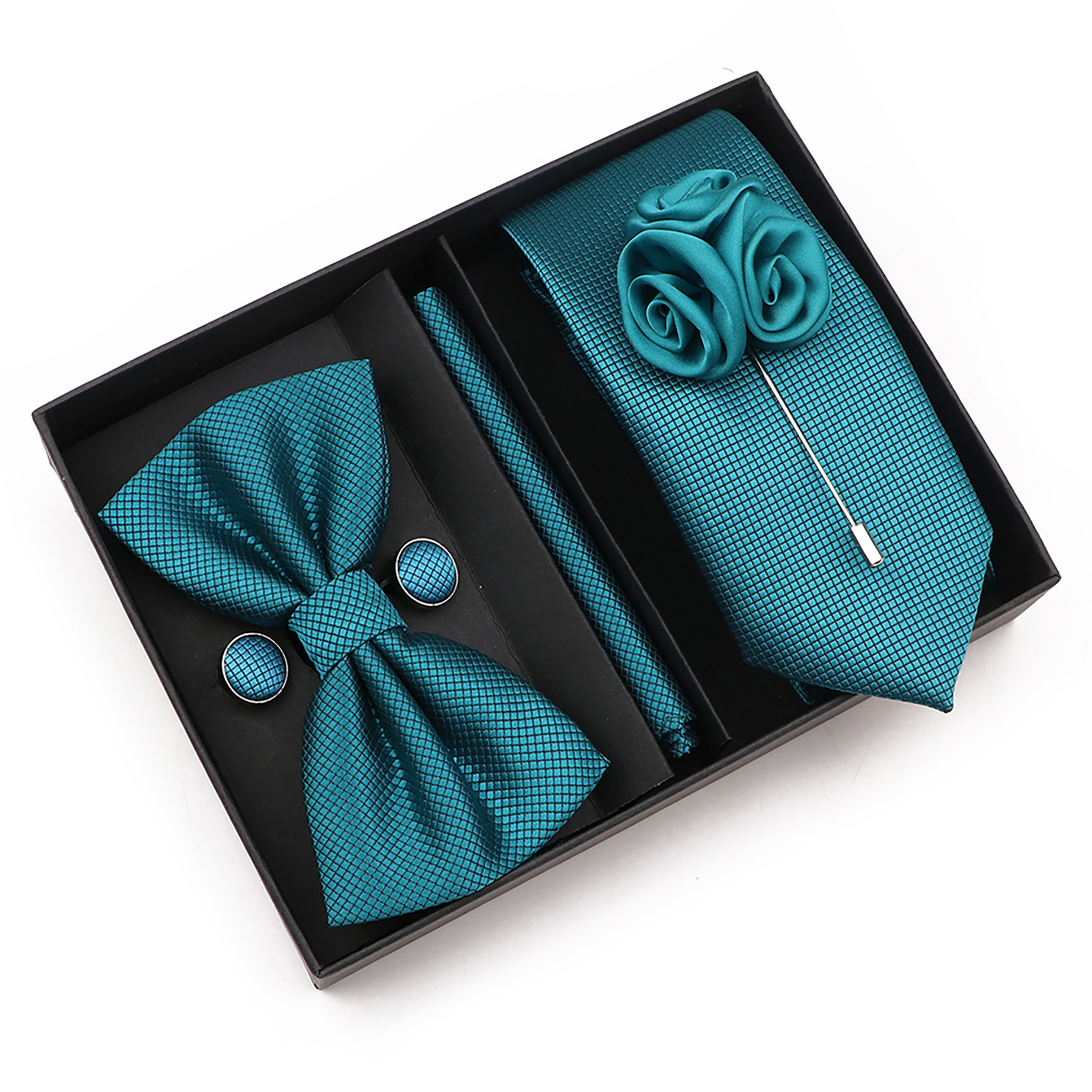 New Style Tie Set Solid Color  – Men'S Grooming Boxes Bewertung und Preis