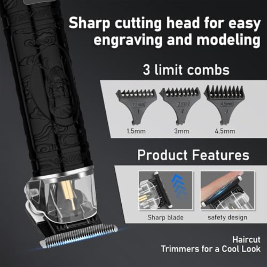 Professional Cordless Hair Cli – Men'S Grooming Clippers Bewertung und Preis