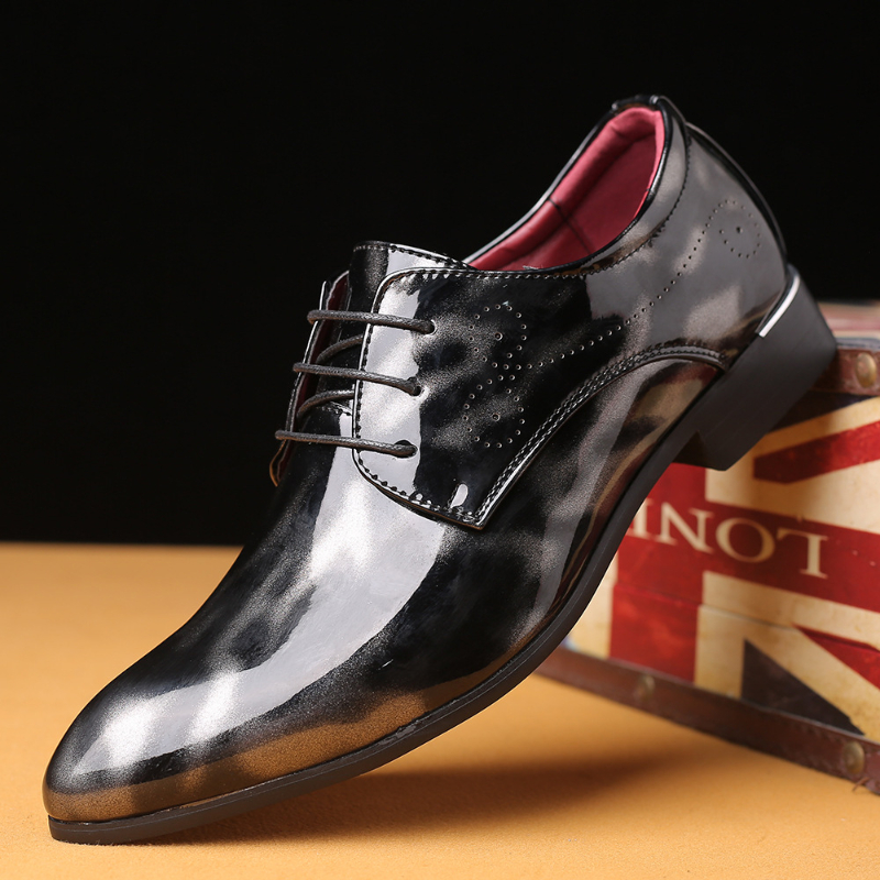 Wine Red Patent Leather Pointe – Men'S Grooming Oxford Bewertung und Preis