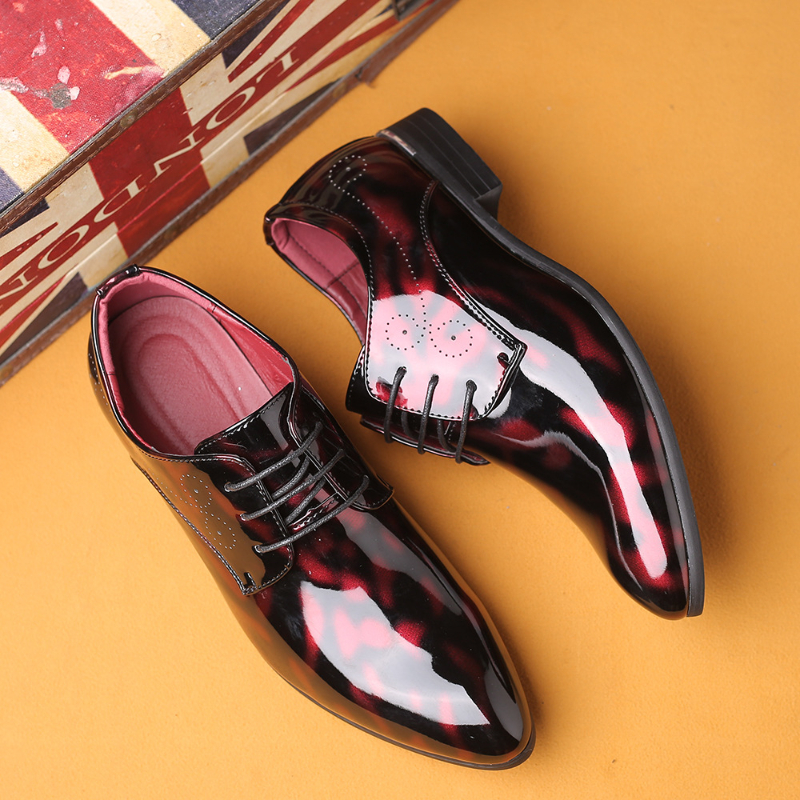 Wine Red Patent Leather Pointe – Men'S Grooming Oxford Bewertung und Preis