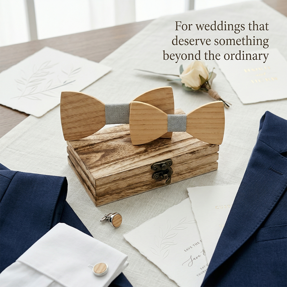 Mens Wooden Bowtie Set Minimal – Men'S Grooming Boxes Bewertung und Preis