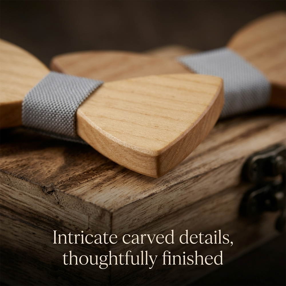 Mens Wooden Bowtie Set Minimal – Men'S Grooming Boxes Bewertung und Preis