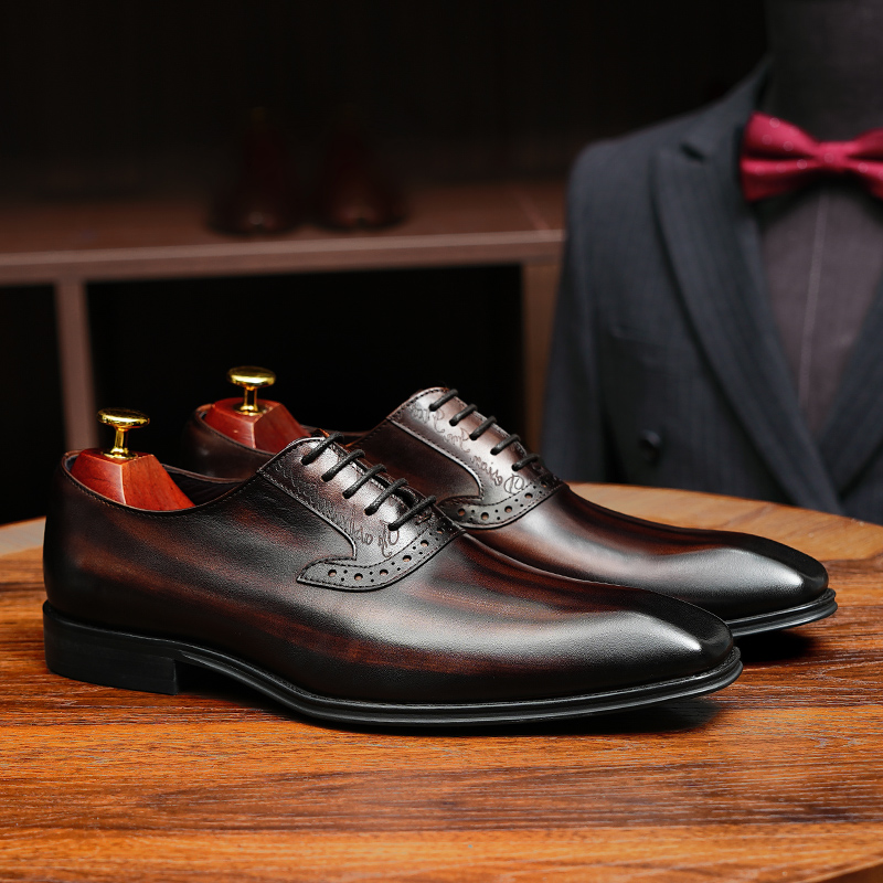 Pointed Toe Oxford Shoes Briti – Men'S Grooming Oxford Bewertung und Preis