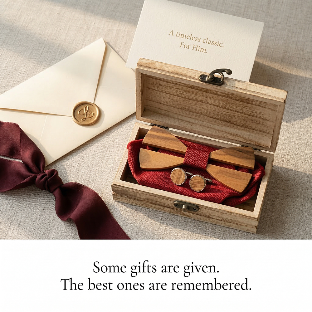 Mens Wooden Bowtie Set Minimal – Men'S Grooming Boxes Bewertung und Preis