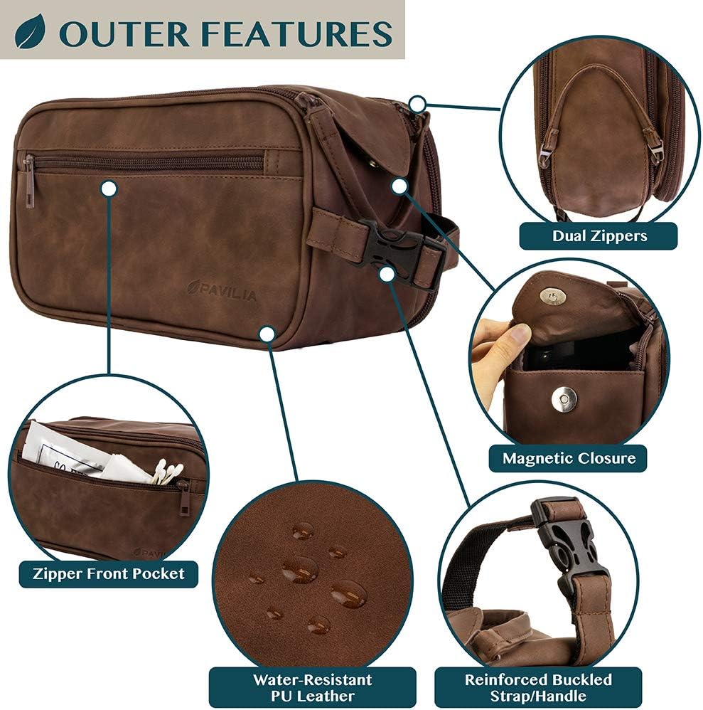 PAVILIA Toiletry Bag for Men,  – Men'S Groom Bewertung und Preis
