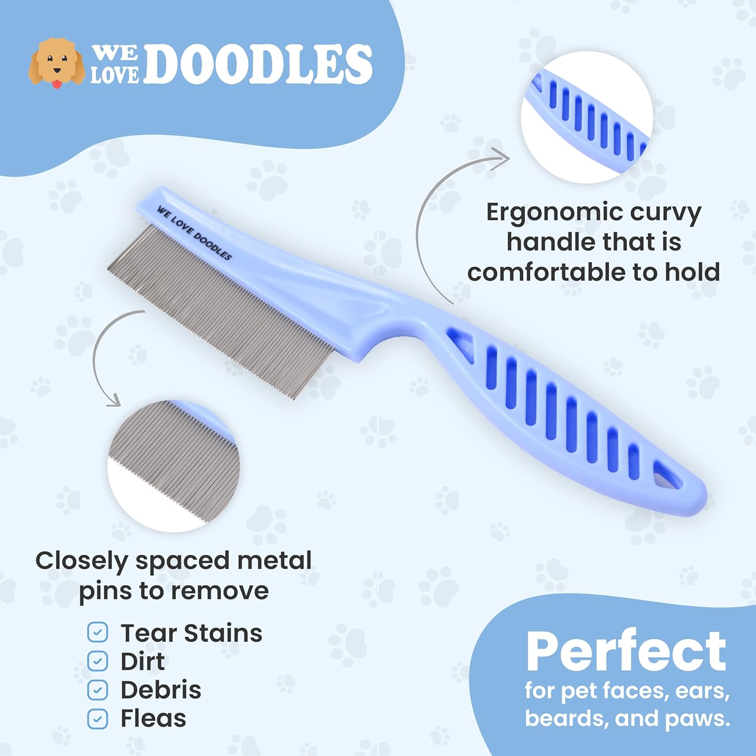 Dog Face Comb: Fine Tooth Tear – Comb Fine Tooth Bewertung und Preis