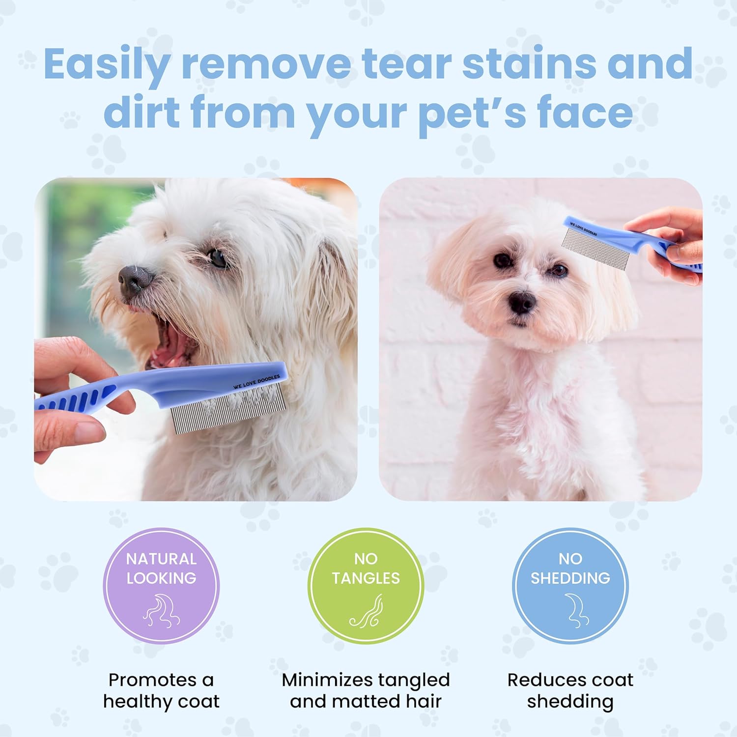 Dog Face Comb: Fine Tooth Tear – Comb Fine Tooth Bewertung und Preis