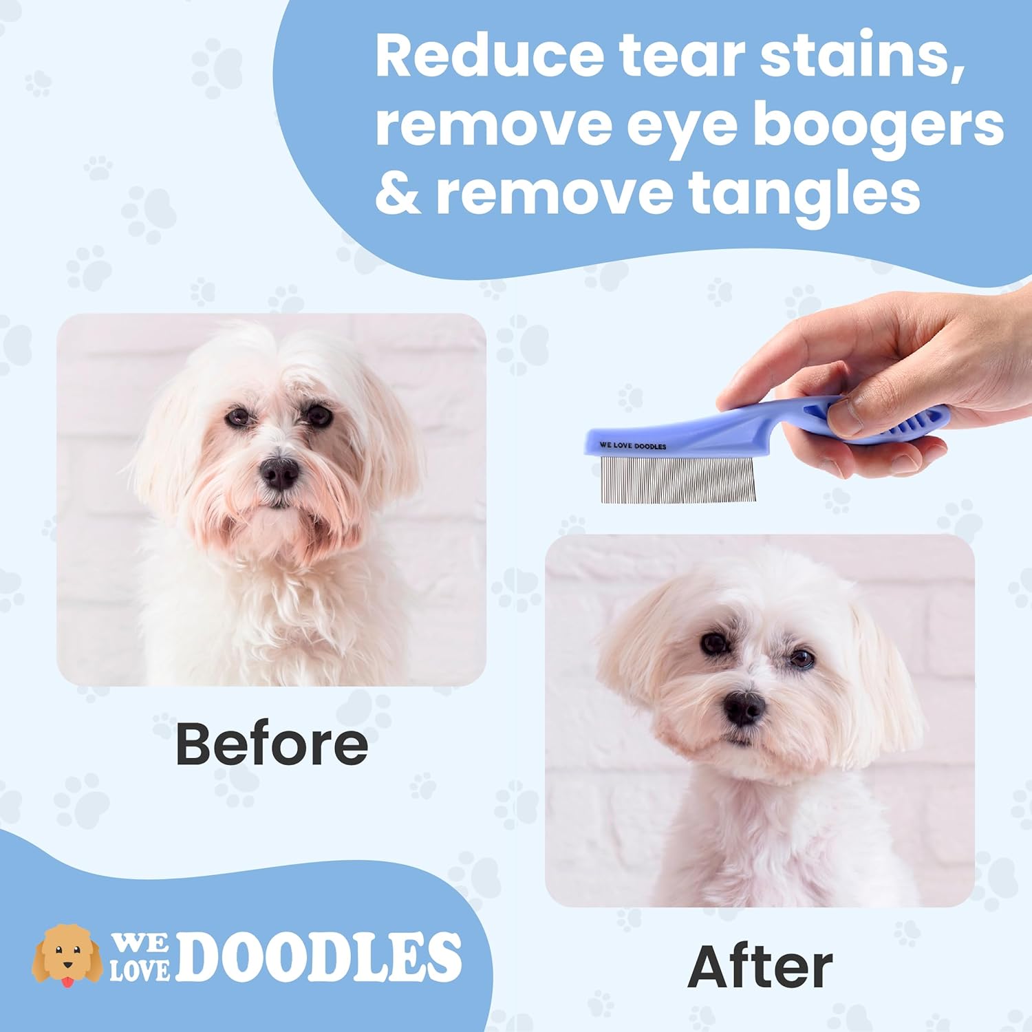 Dog Face Comb: Fine Tooth Tear – Comb Fine Tooth Bewertung und Preis