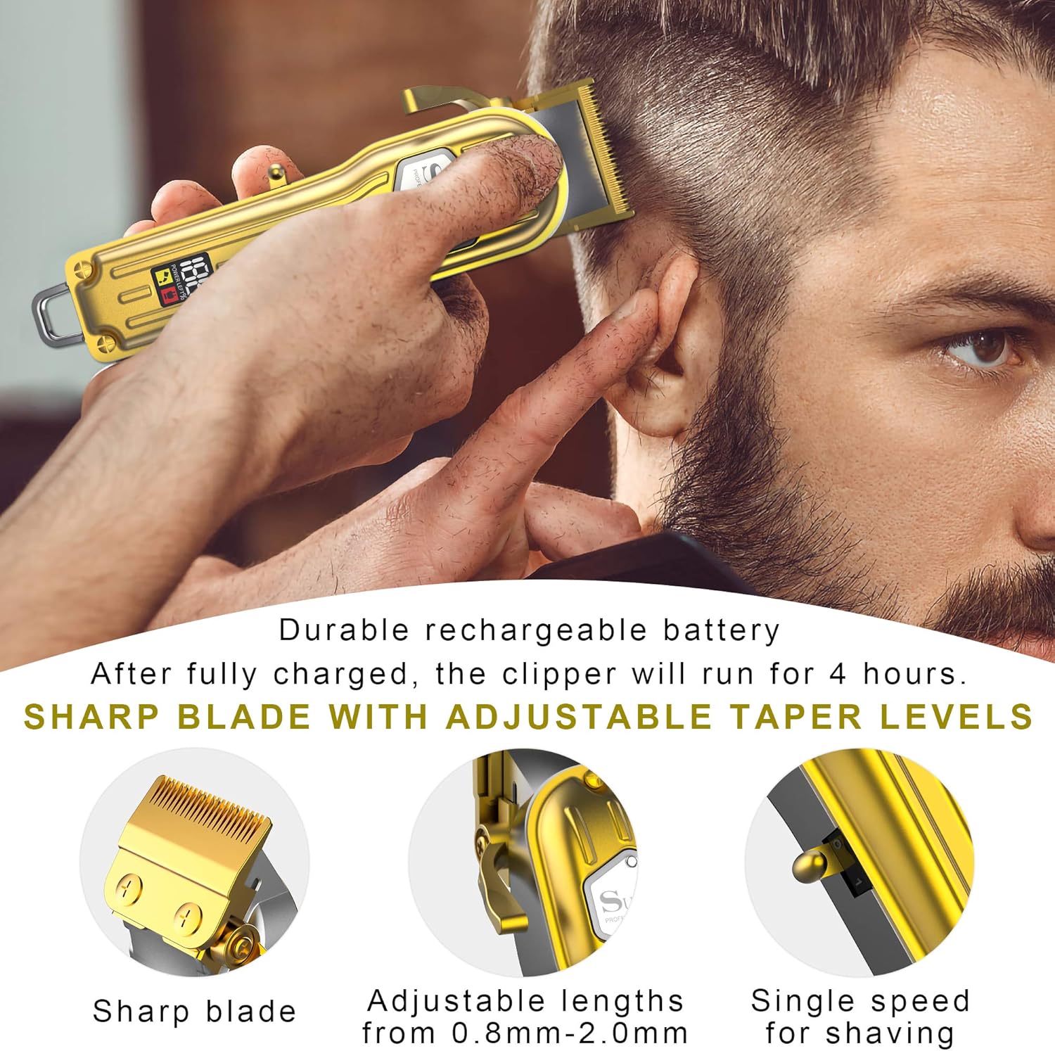 Professional Cordless Hair Cli – Men'S Grooming Images Bewertung und Preis