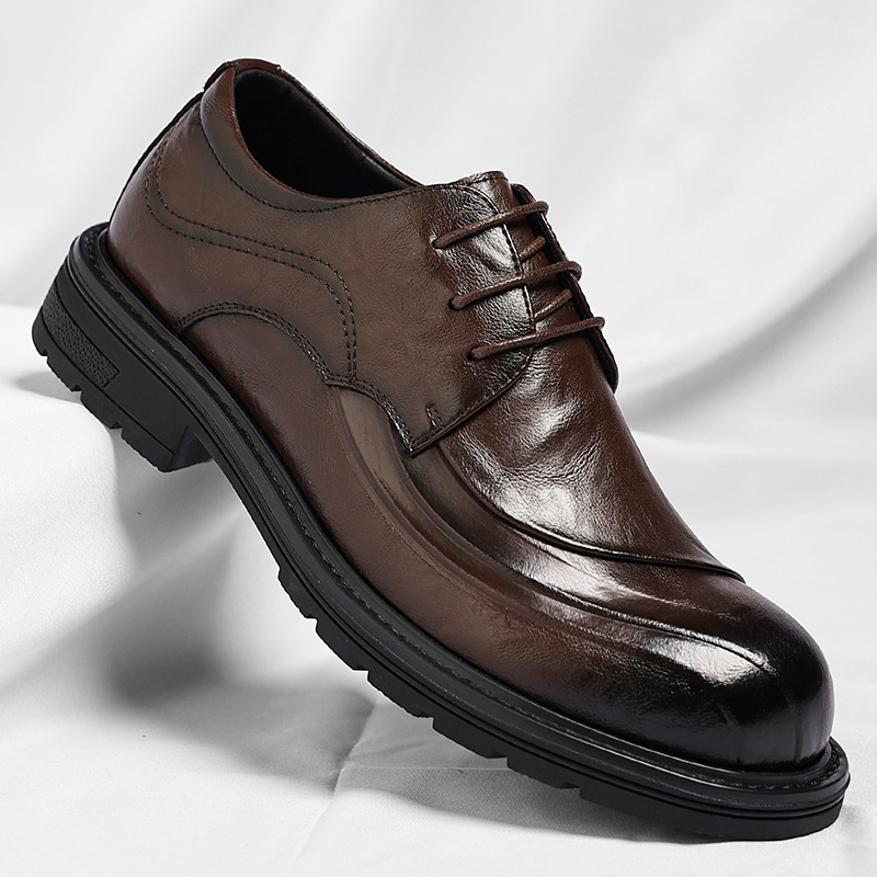 Brown Burnished Genuine Leathe – Men'S Grooming Oxford Bewertung und Preis