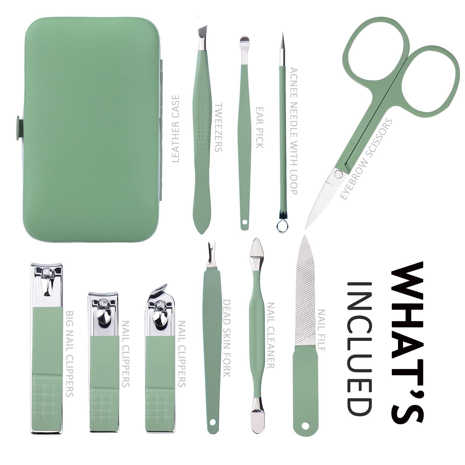 10 in 1 Stainless Steel Manicu – Men'S Grooming Images Bewertung und Preis