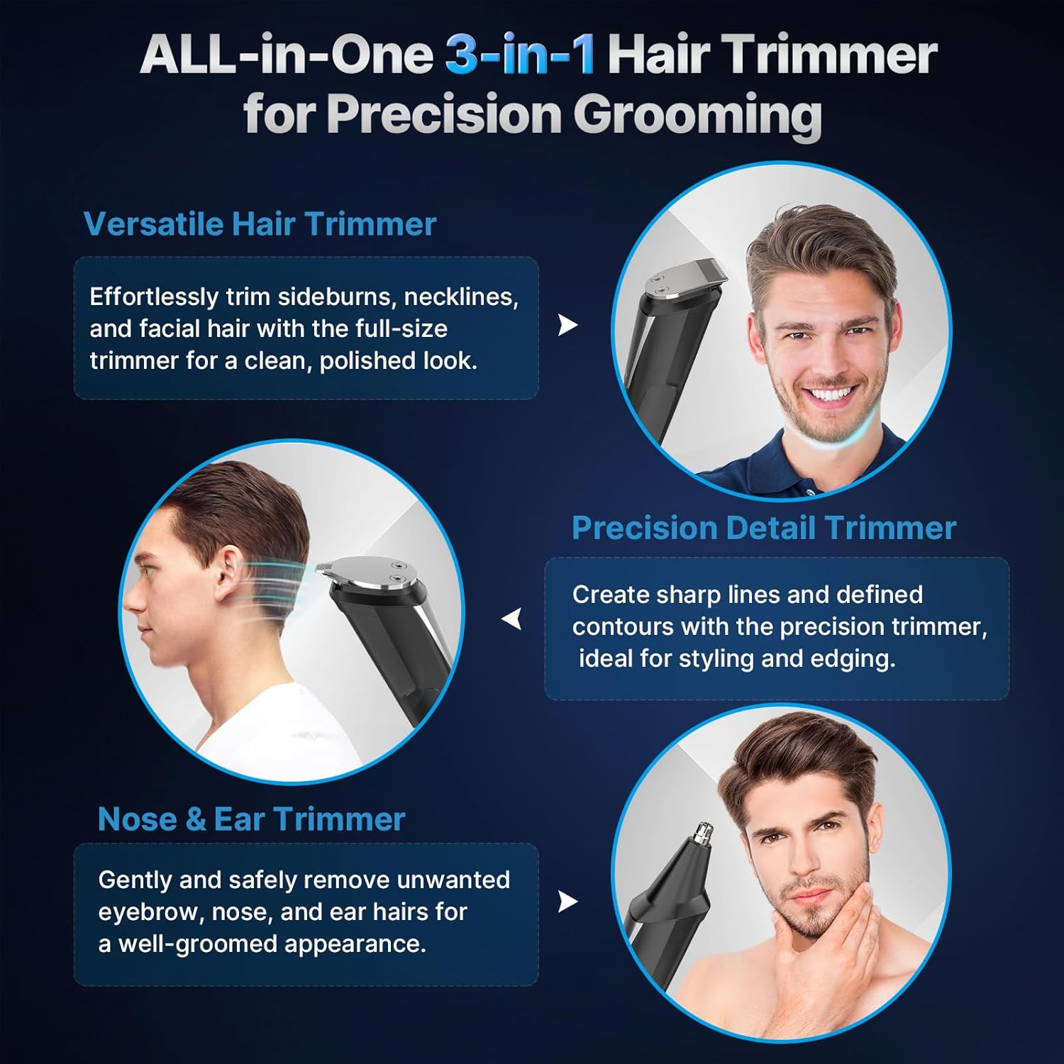 Beard Trimmer Hair Clippers fo – Men'S Grooming Images Bewertung und Preis