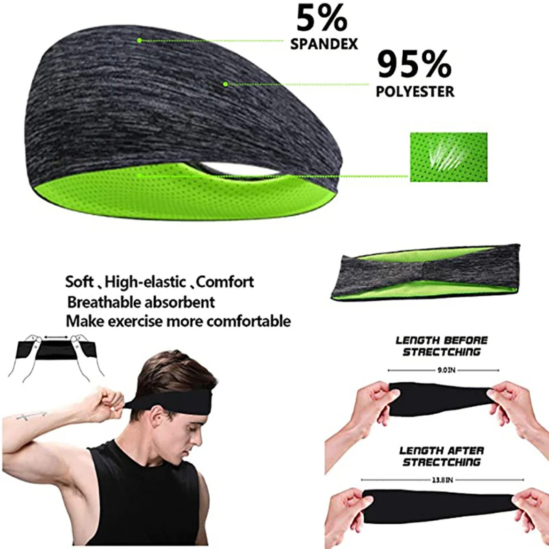 3PCS Sweatband for Men Women E – Men'S Grooming Tape Bewertung und Preis