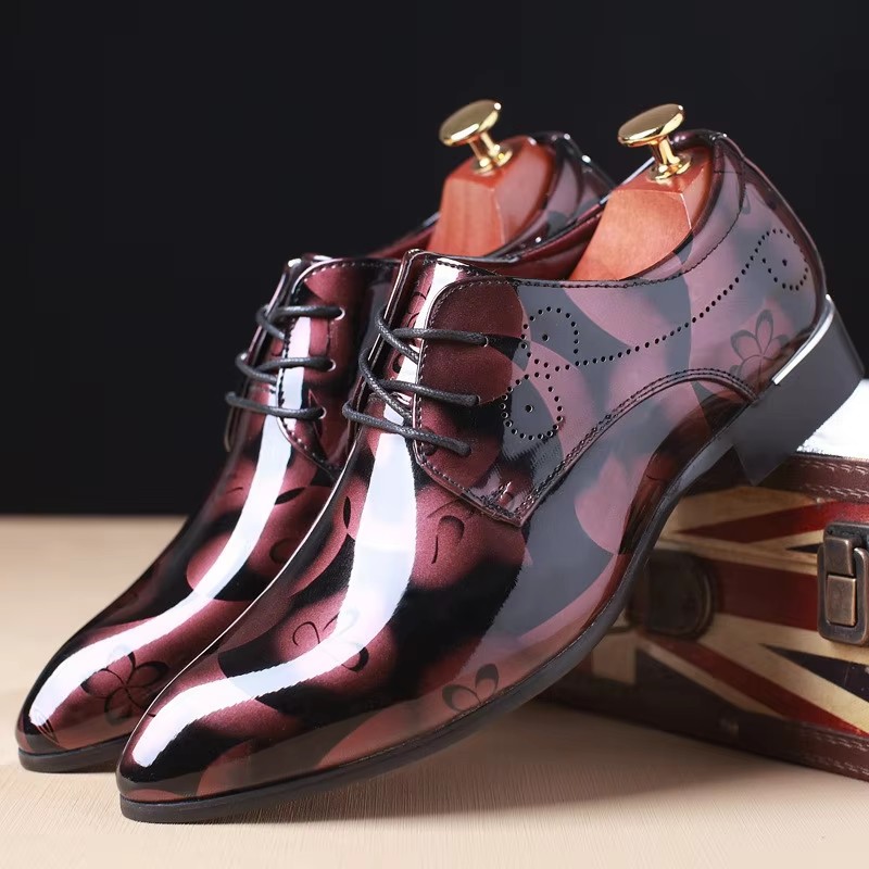 2026 Men Dress Shoes Floral Pa – Men'S Grooming Oxford Bewertung und Preis