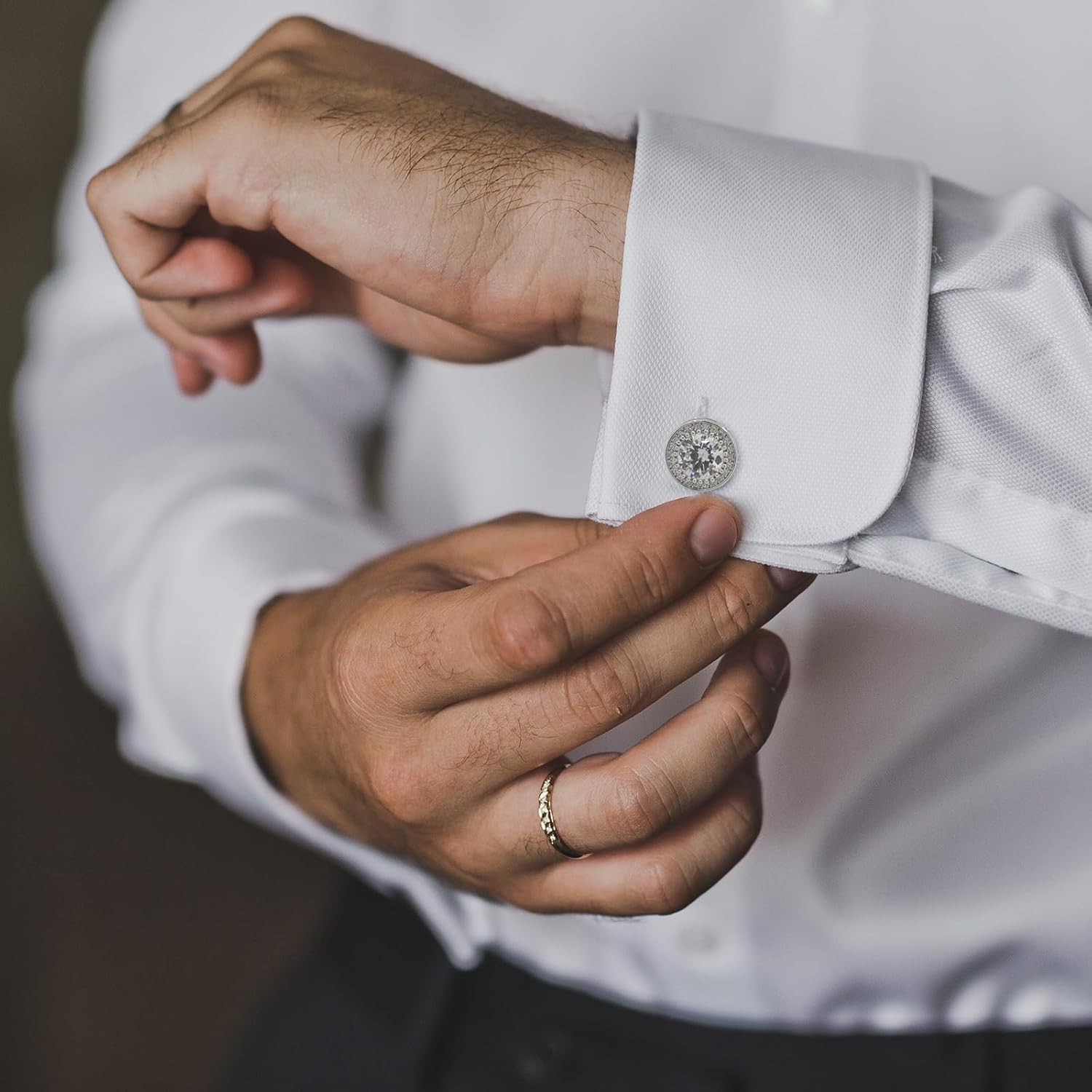 Sparkling CZ Cufflinks for Men – Men'S Groom Bewertung und Preis