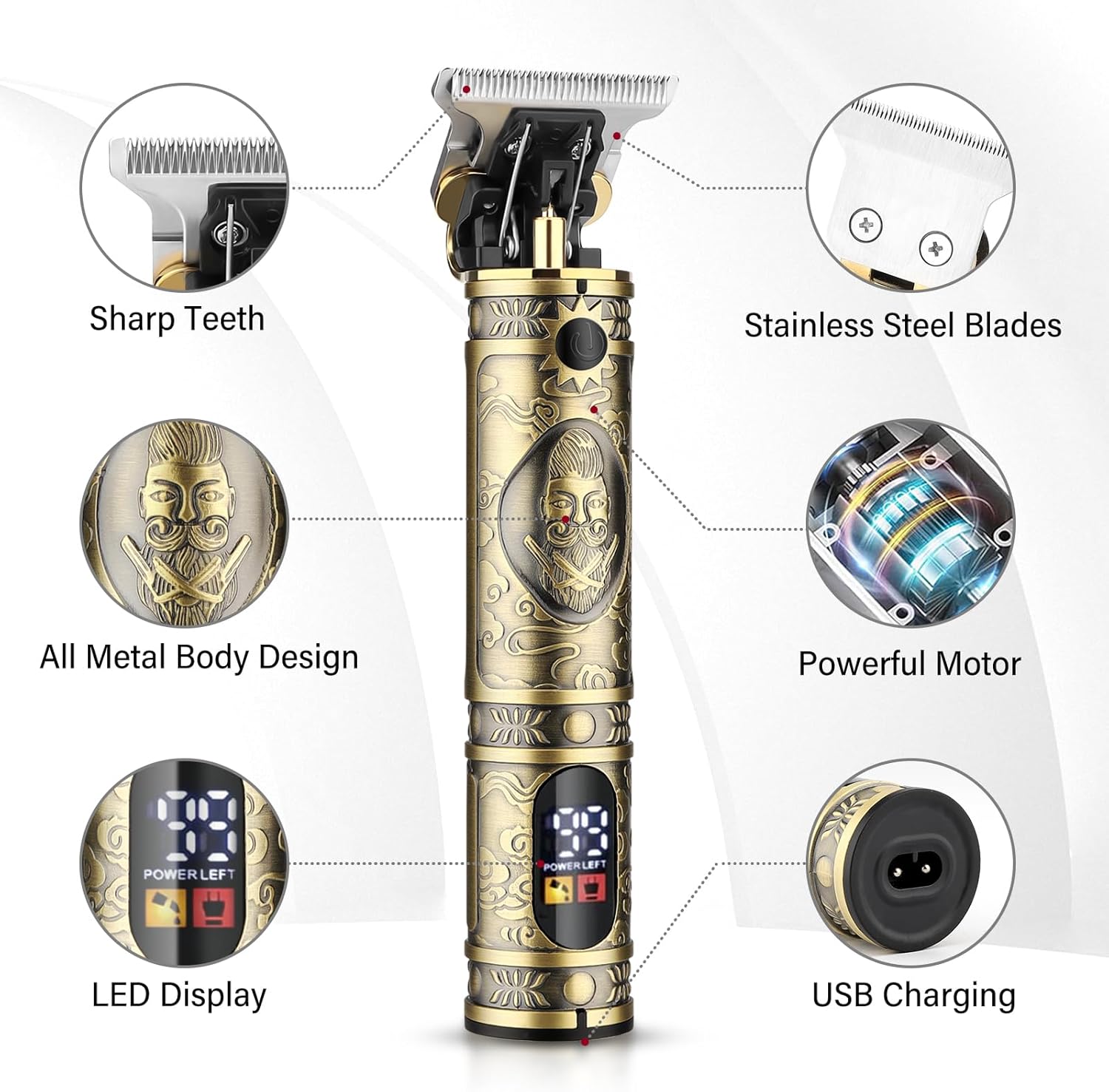 Professional Hair Clippers for – Men'S Grooming Images Bewertung und Preis