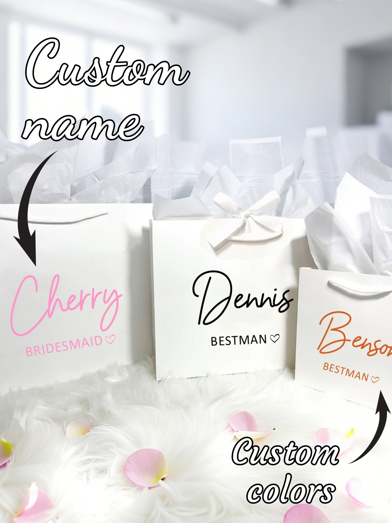 1pc Custom Wedding Bridesmaid  – Men'S Groom Bewertung und Preis