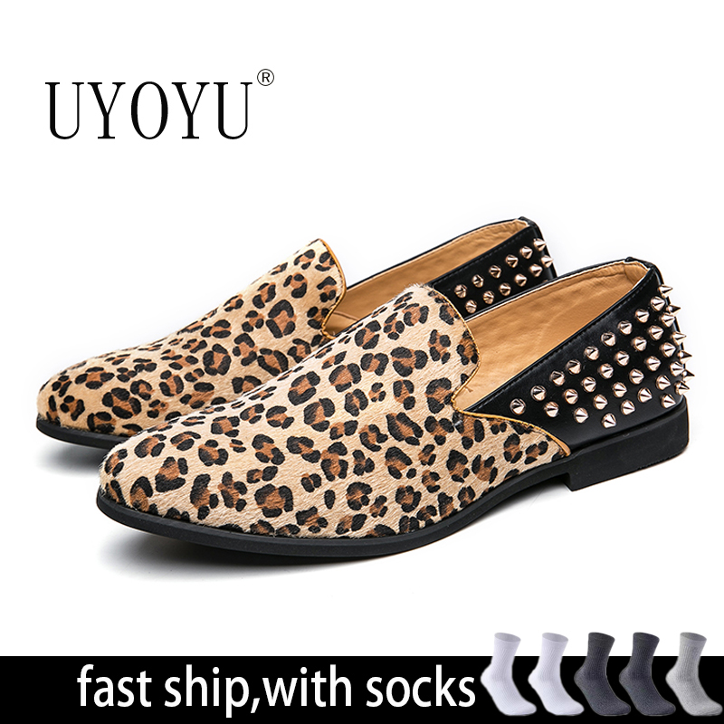 New Men Dress Shoes Leopard Le – Men'S Grooming Oxford Bewertung und Preis