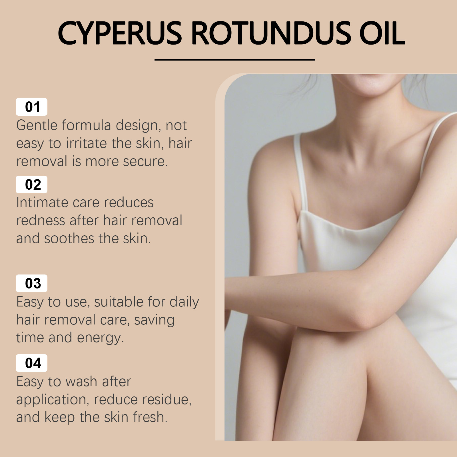 Cyperus Rotundus Oil Body Post – Ingrown Hair Serum Bewertung und Preis