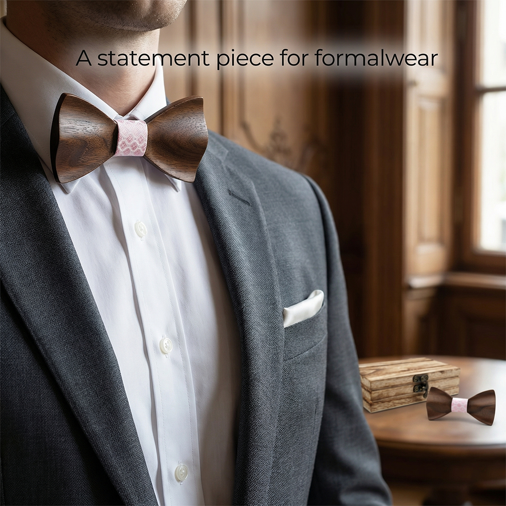 Mens Wooden Bowtie Set Satin B – Men'S Grooming Boxes Bewertung und Preis