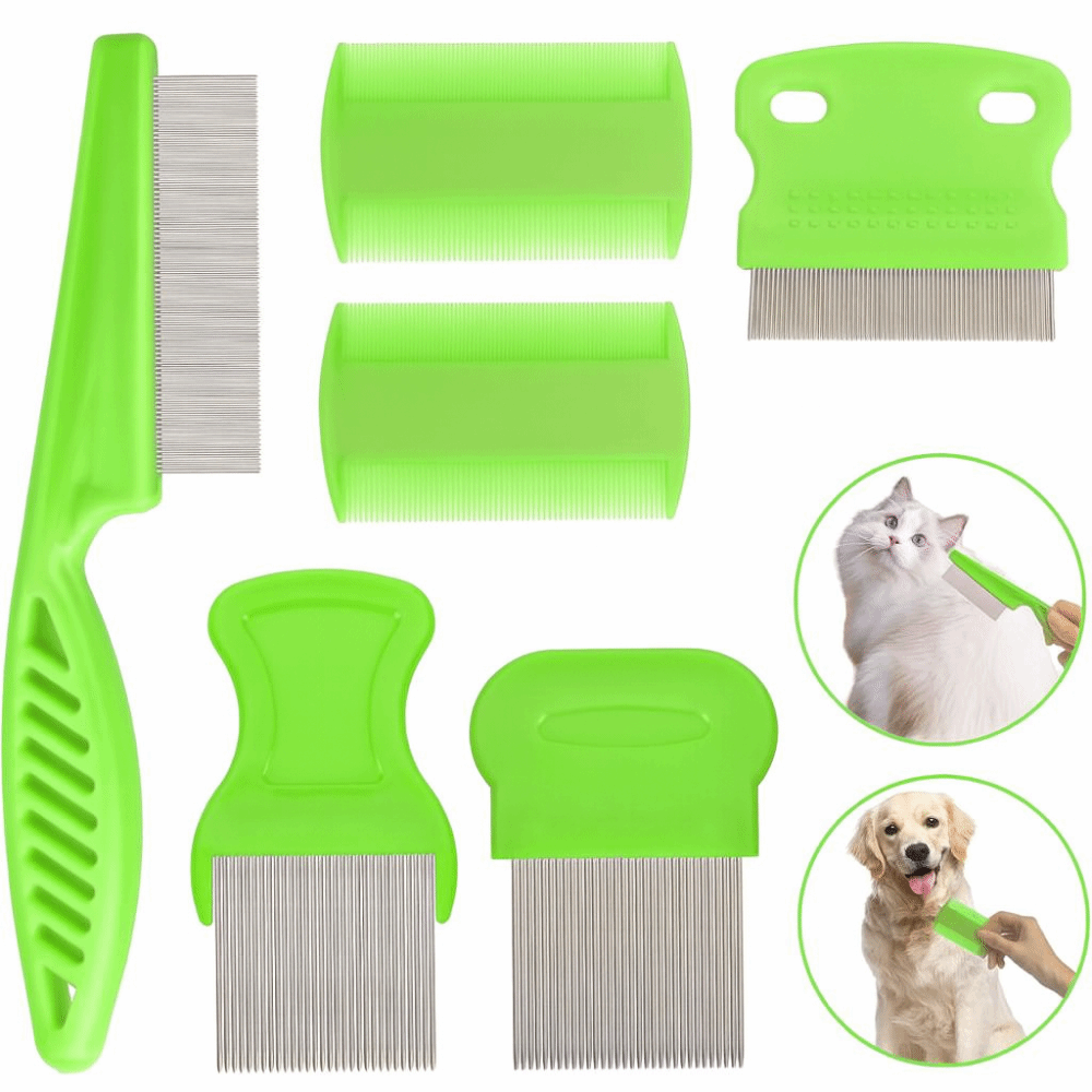 6Pcs/Set ABS Flea Comb Set Fin – Comb Fine Tooth Bewertung und Preis