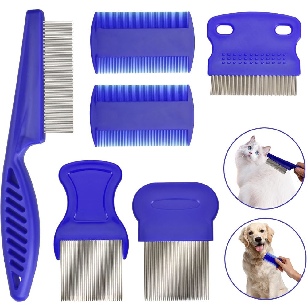 6Pcs/Set ABS Flea Comb Set Fin – Comb Fine Tooth Bewertung und Preis