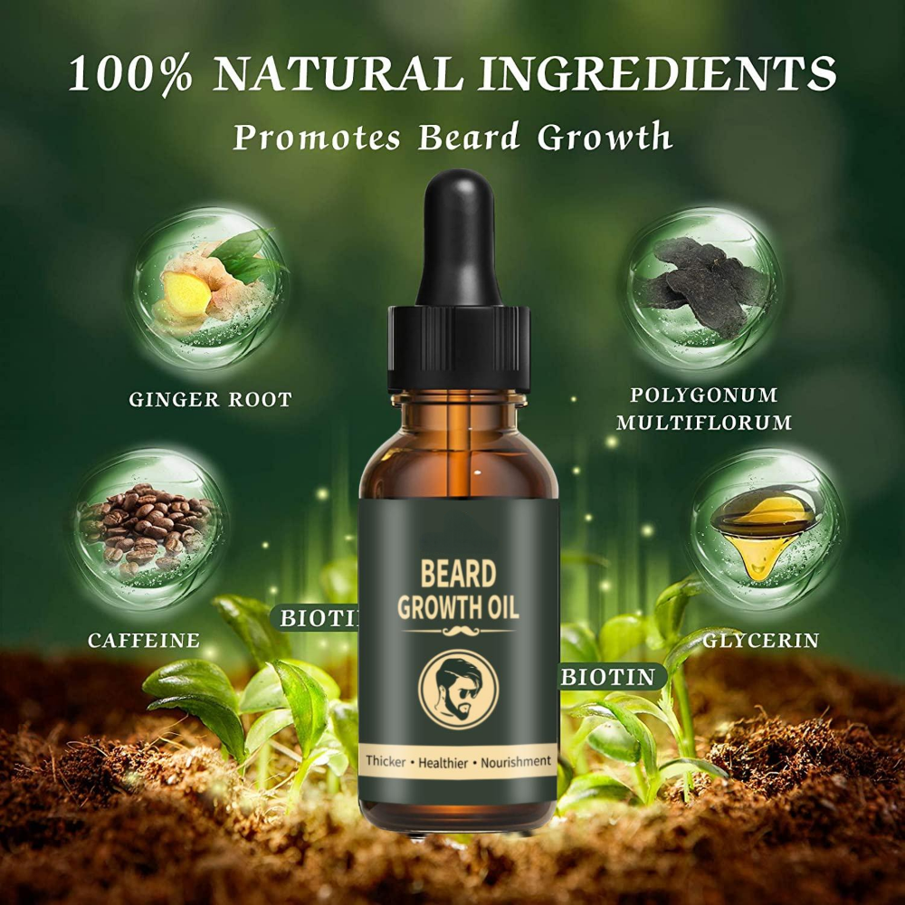 Fast Beard Growth Oil Beard Oi – Ingrown Hair Serum Bewertung und Preis