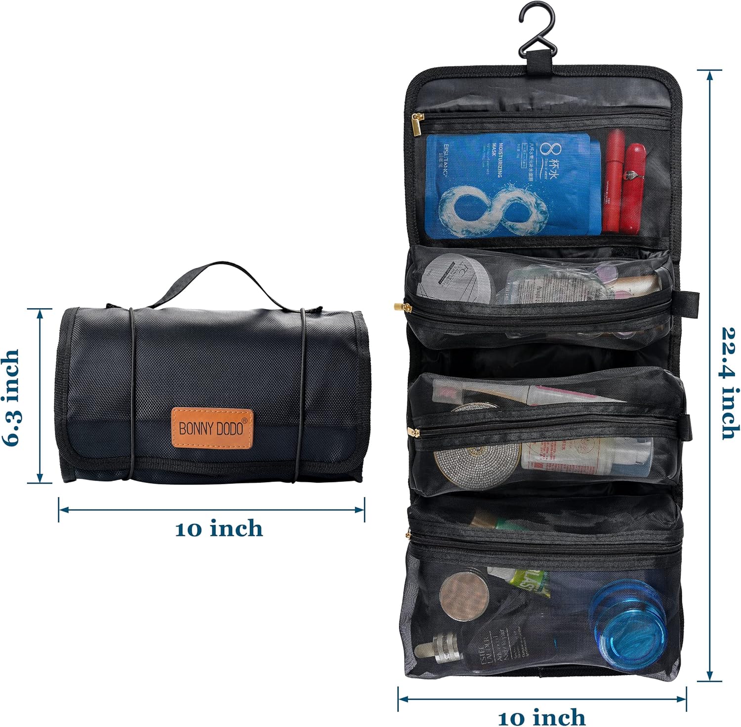 Roll-Up Hanging Toiletry Bag w – Men'S Grooming Images Bewertung und Preis