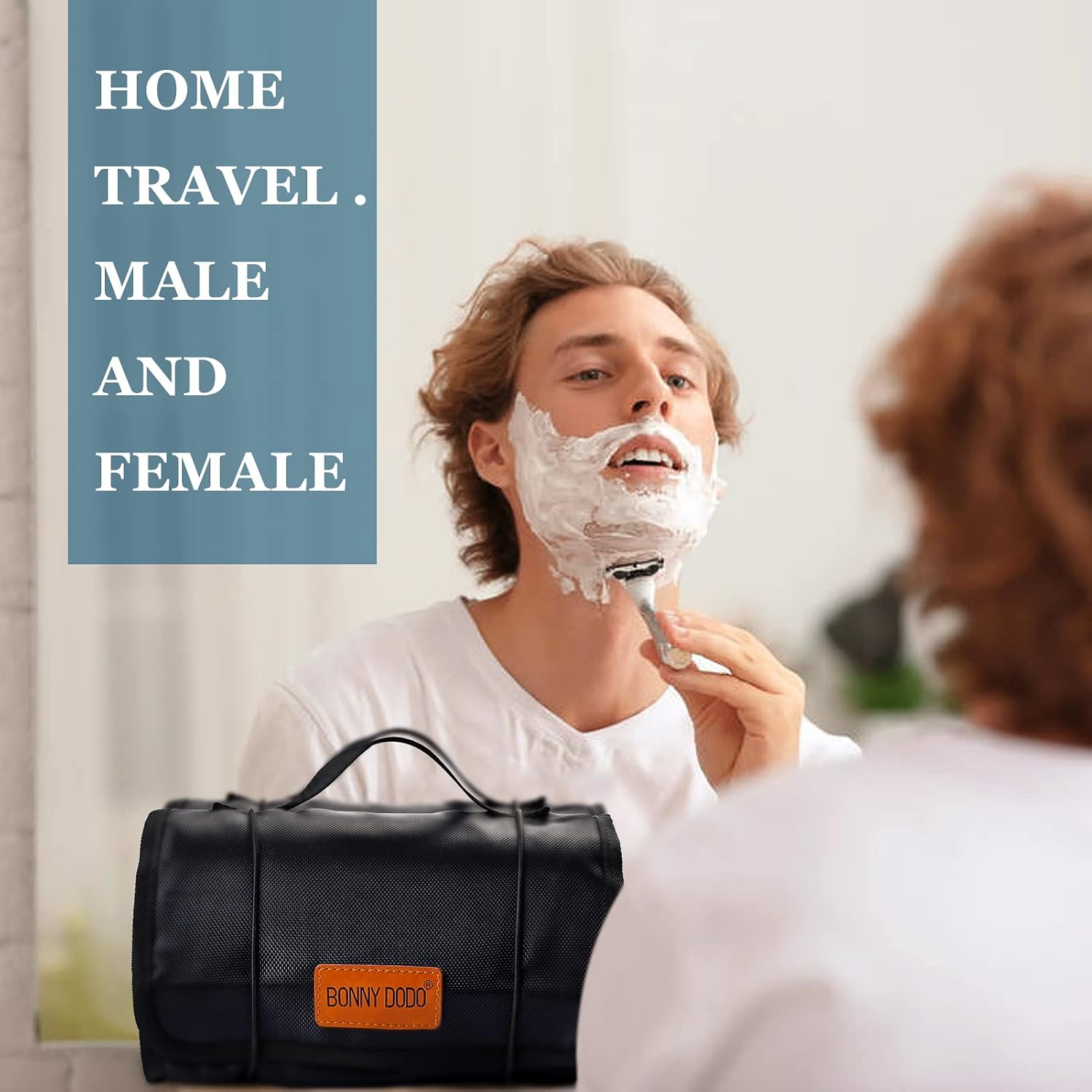 Roll-Up Hanging Toiletry Bag w – Men'S Grooming Images Bewertung und Preis