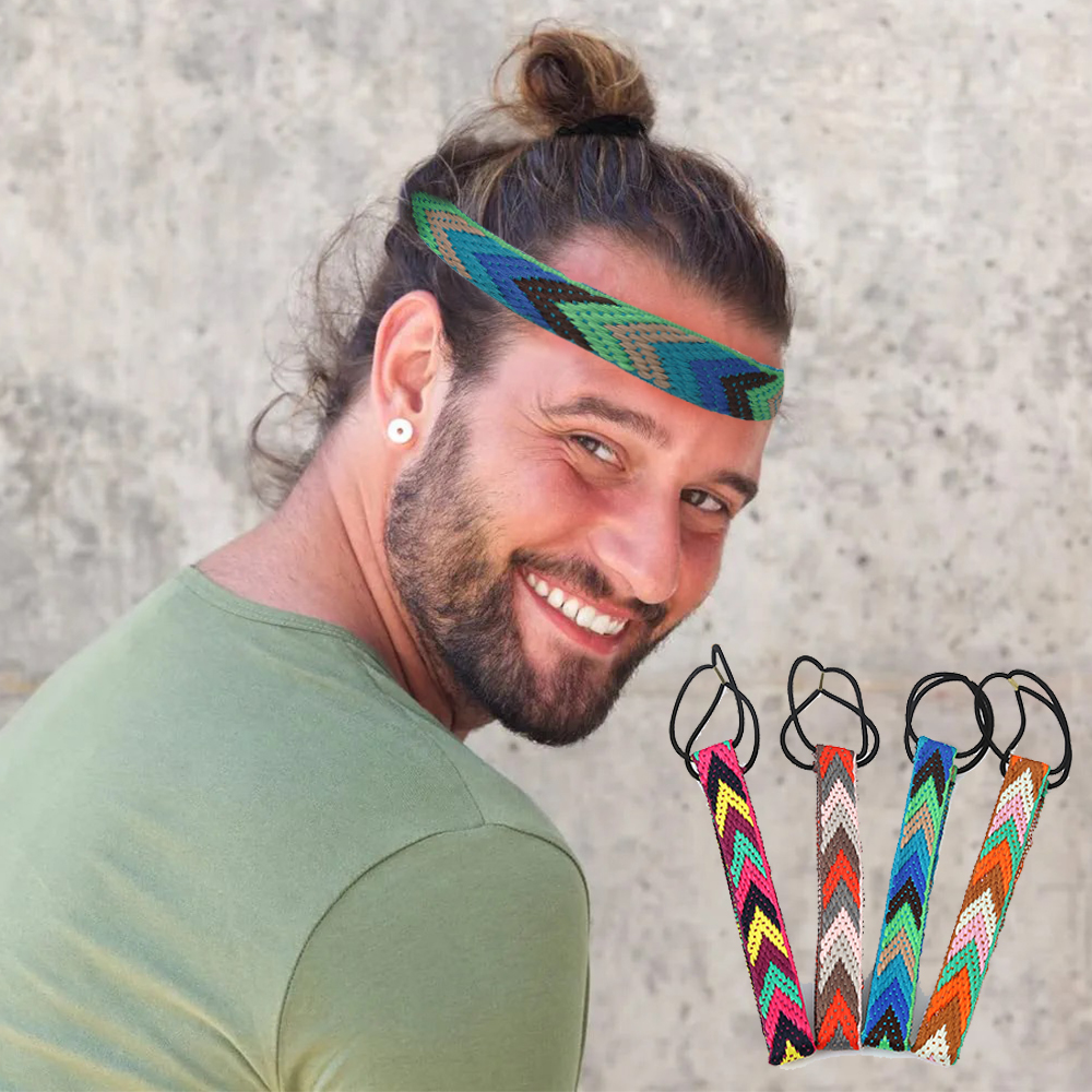 Men's Bohemian Elastic Hair Ba – Men'S Grooming Tape Bewertung und Preis